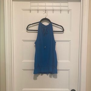Worthington Blue Halter Neck Top